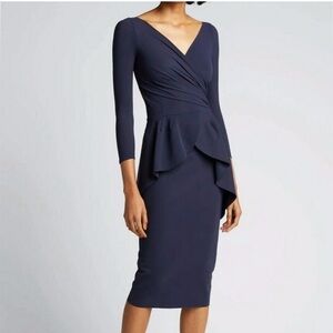 Chiara Boni Navy Blue Women's Dress